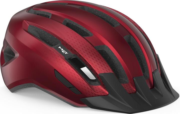 Immagine prodotto MET Casco Downtown Mips, rosso, lucido, M/L (58 - 61 cm)