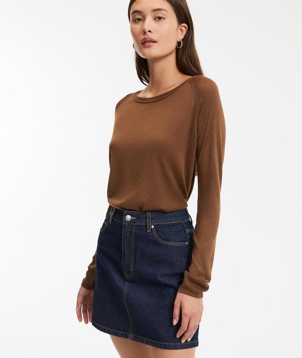 Immagine prodotto La Redoute Collections Pullover mit Rundhalsausschnitt aus Feinstrick (XS)