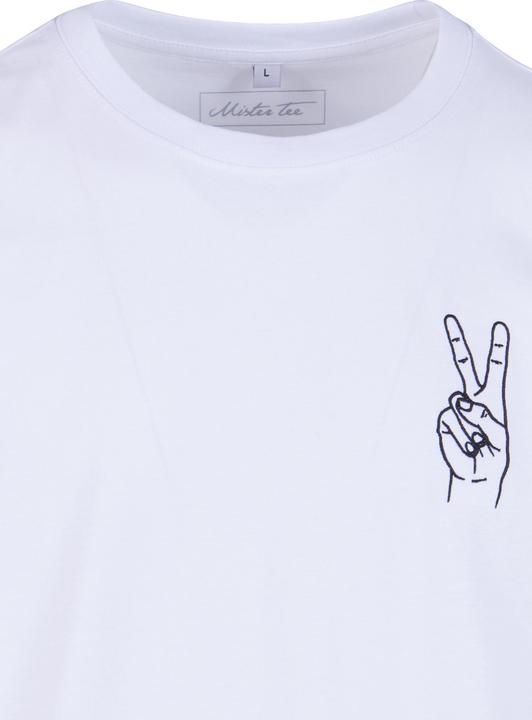 Actual product image Mister Tee Peace Sign Tee EMB - 119315 (S)