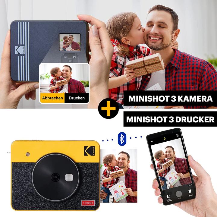 Produktbild Kodak Mini Shot 3 Retro + 60 Blatt