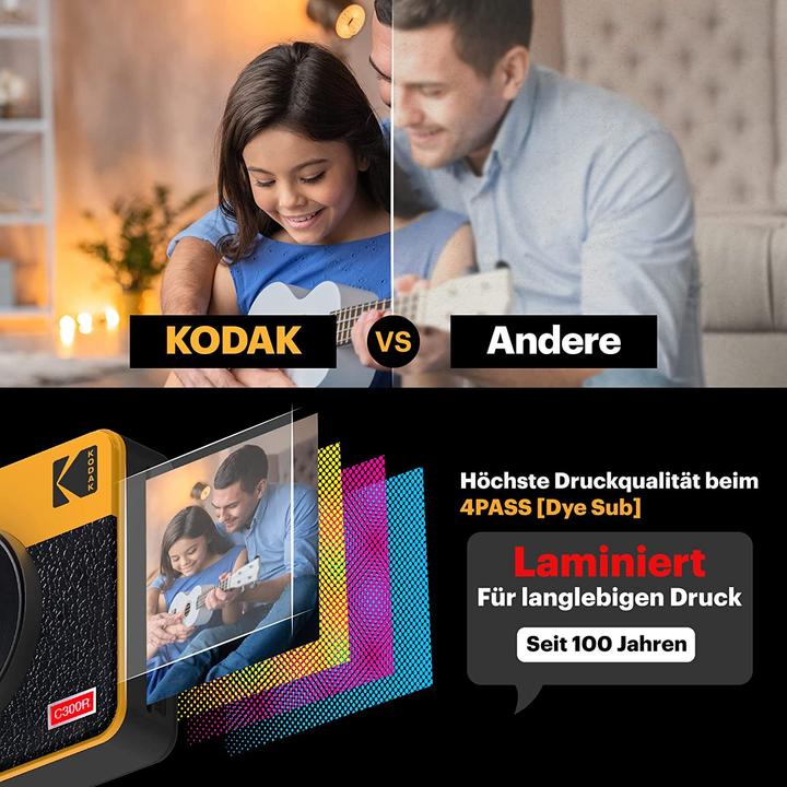 Produktbild Kodak Mini Shot 3 Retro + 60 Blatt