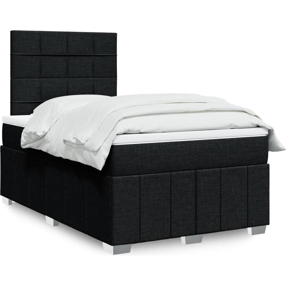 VidaXL, Bett, Bo x springbett mit Matratze 120 x 190 cm Stoff (120 x 190 cm)