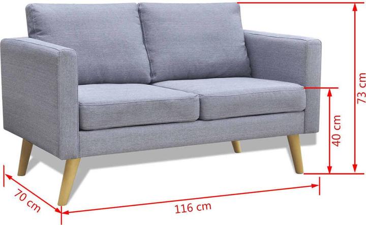 Immagine prodotto vidaXL Canda (2 posti)