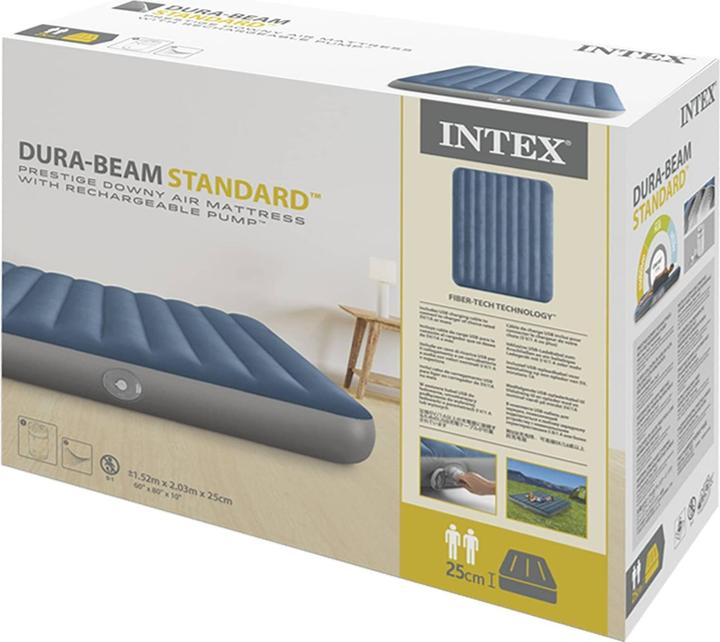 Produktbild Intex Queen Dura-Beam Prestige Downy Airbed With Pump (152 x 203 cm)
