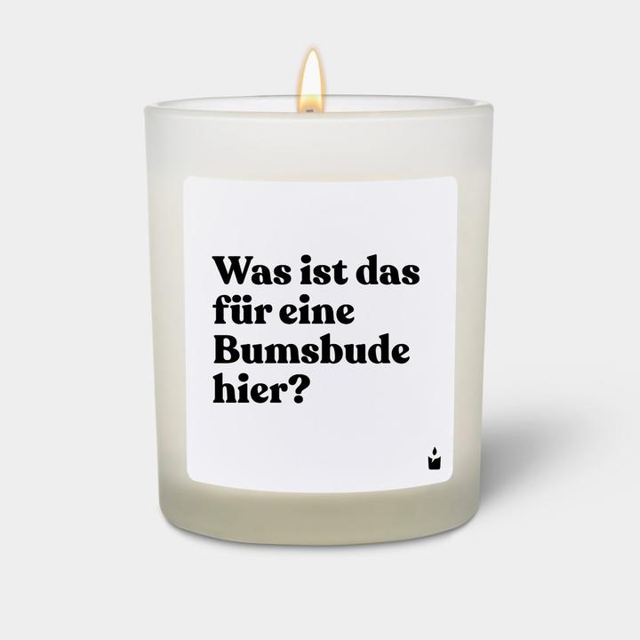 Actual product image Chatty Candles Duftkerze Flowery Was ist das für eine Bumsbude hier?