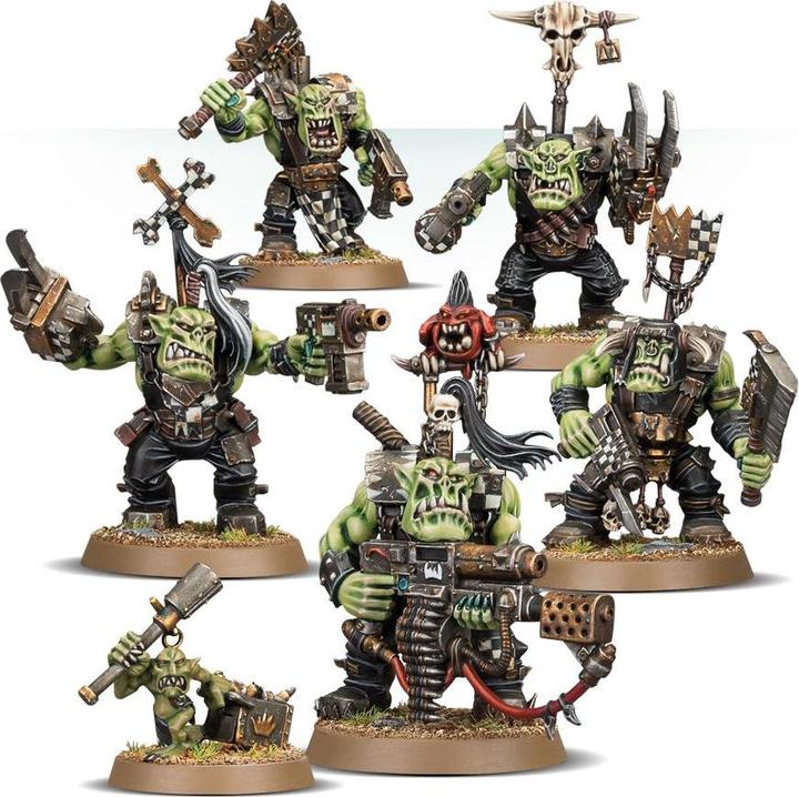Actual product image Games Workshop Warhammer 40k - Orcs Nobz (2018) (Plastic)