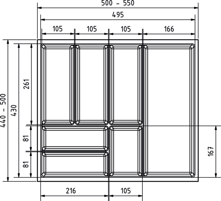 Produktbild Werkstarck Besteckeinsatz Basic