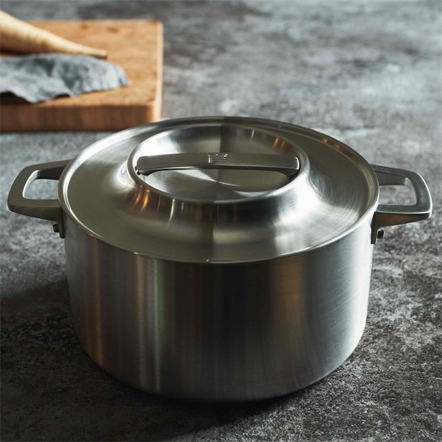 Produktbild Fiskars Topf Norden Stahltopf 5L (32.80 cm, Kochtopf, Aluminium, Edelstahl)