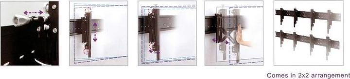 Immagine prodotto Roline Soluzione video wall (Muro, 50 kg)