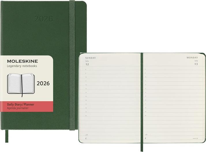 Actual product image Moleskine TAKA 2026 PK HC My.Grün (9 x 14 cm, English)