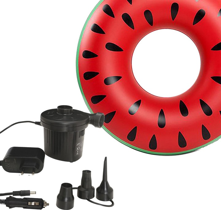 Image du produit Casativo Pompe à air électrique avec 3 buses d'air, 12 V / 230 V, 50 W