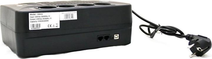 Produktbild Eurocase EA200PLUS 1000VA-EVO LINE INTERACTIVE, RJ11, USB data (1000 W, Line-Interaktiv USV)