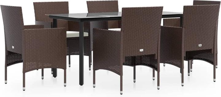 Produktbild vidaXL Garten Essgruppe (160 x 80 x 74 cm)
