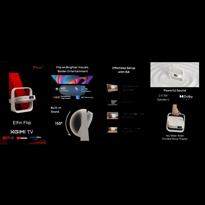 Image du produit XGIMI Elfin Flip (Full HD, 400 lm, 1.2:1)