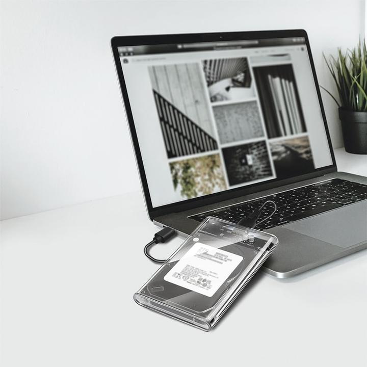 Productafbeelding LogiLink Harde schijf behuizing 2,5", HDD/SSD, USB 3.0, zonder gereedschap (2.5")