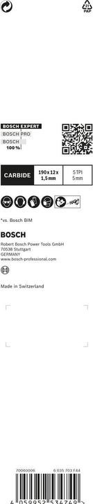Produktbild Bosch Professional Zubehör EXPERT ‘Wood with Metal’ S 715 LHM Säbelsägeblatt, 1 Stück