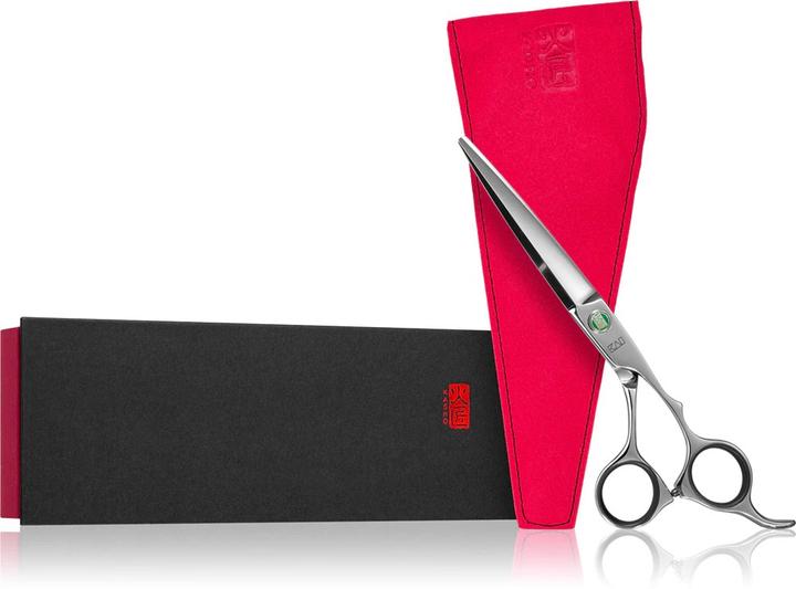 Actual product image Kasho Damascus scissors KSG 65 OS (16.51 cm)