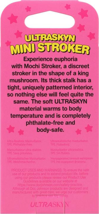 Produktbild Doc Johnson Mushroom Stroker - ULTRASKYN Mini Stroker - Blue