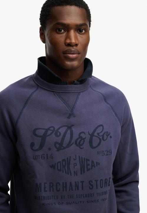 Produktbild Superdry The Merchant Store - Sweatshirt mit Vintage-Print (S)