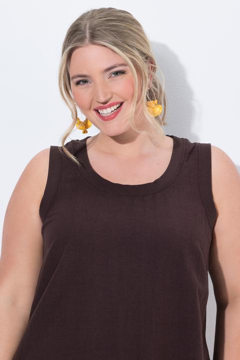 Image du produit Miamoda Robe en lin mélangé, coupe évasée (54)