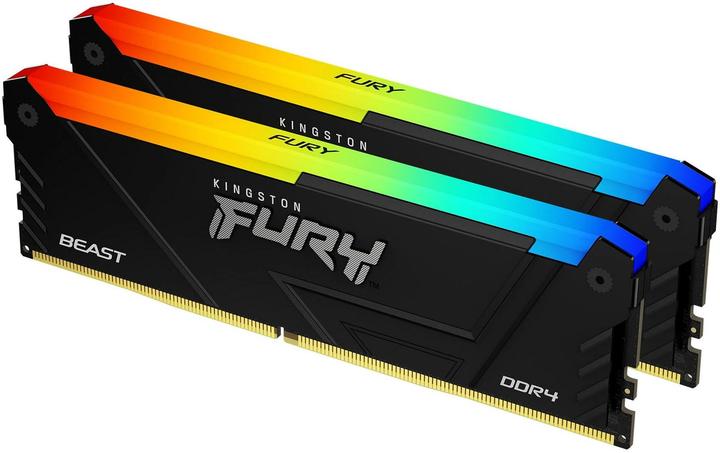 Produktbild Kingston Fury Beast RGB (2 x 32GB, 3600 MHz, DDR4-RAM, DIMM)