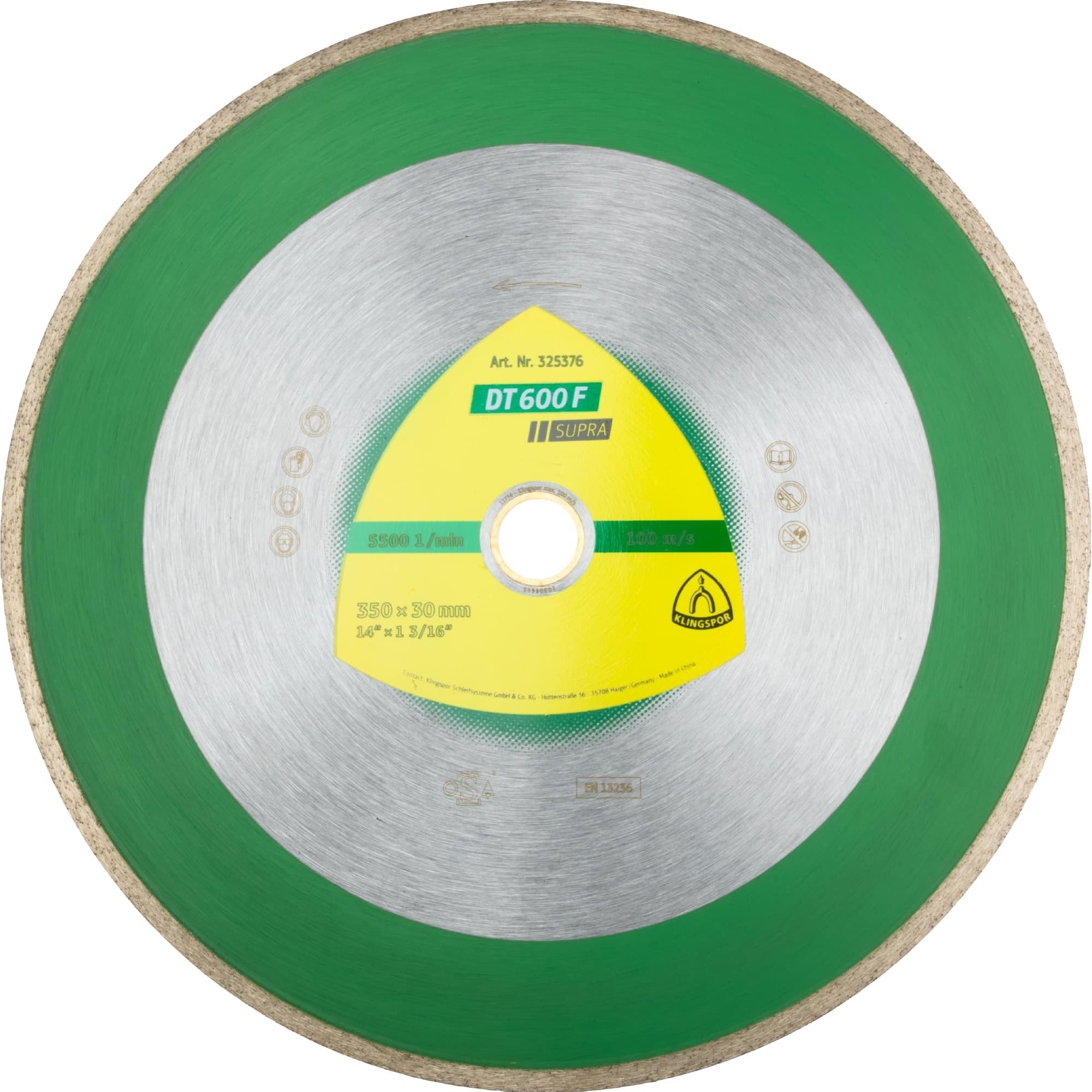 Klingspor, Sägeblatt, DT 600 F Supra - Diamanttrennscheibe 250 x 25,4 / 30 mm