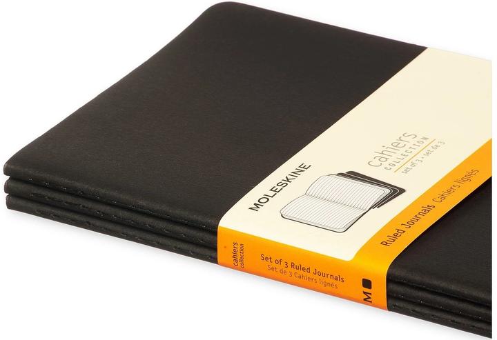 Image du produit Moleskine Cahier (A5, À rayures, Couverture souple)