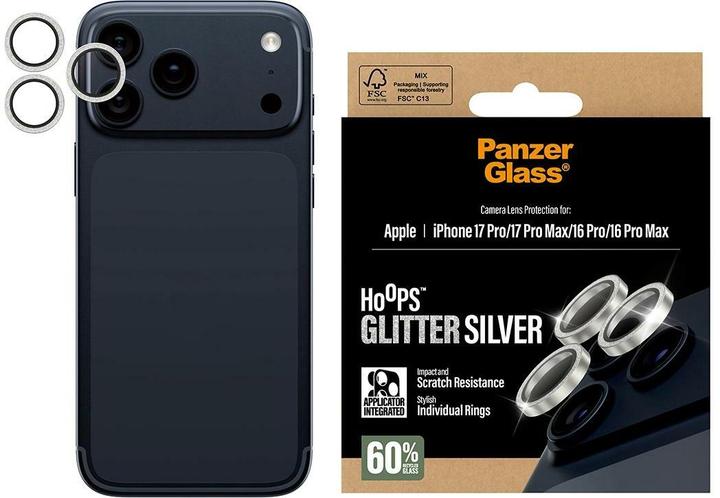 Produktbild PanzerGlass Hoops (1 Stück, Apple iPhone 17 Pro, Apple iPhone 17 Pro Max, Apple iPhone 16 Pro Max, Apple iPhone 16 Pro)