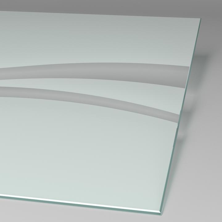 Actual product image Schulte Bath screen with 3 panels Komfort