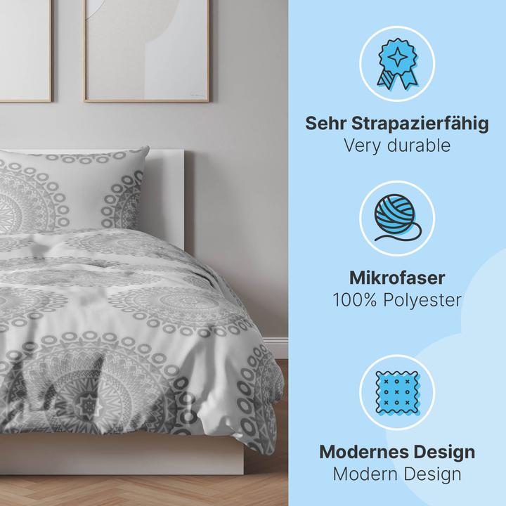 Produktbild Etérea Mandala (Bettwäsche Set, 155x220 cm + 80x80 cm, 155x200 cm + 80x80 cm, 135x200 cm)
