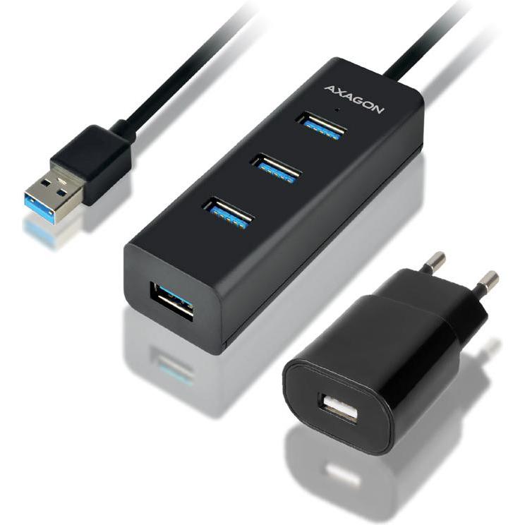 Axagon HUE-S2BP - USB 3.2 Gen 1 (3.1 Gen 1) Type-A - USB 3.2 Gen 1 (3.1 Gen 1) Type-A - (USB-C, 4 Ports), Dockingstation...