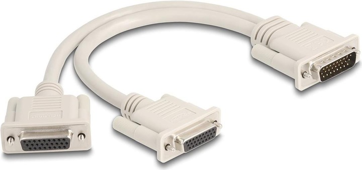 Produktbild Delock Adapter Y-Kabel Splitter D-Sub HD 26 Pin Stecker zu 2 (Antennenkabel)