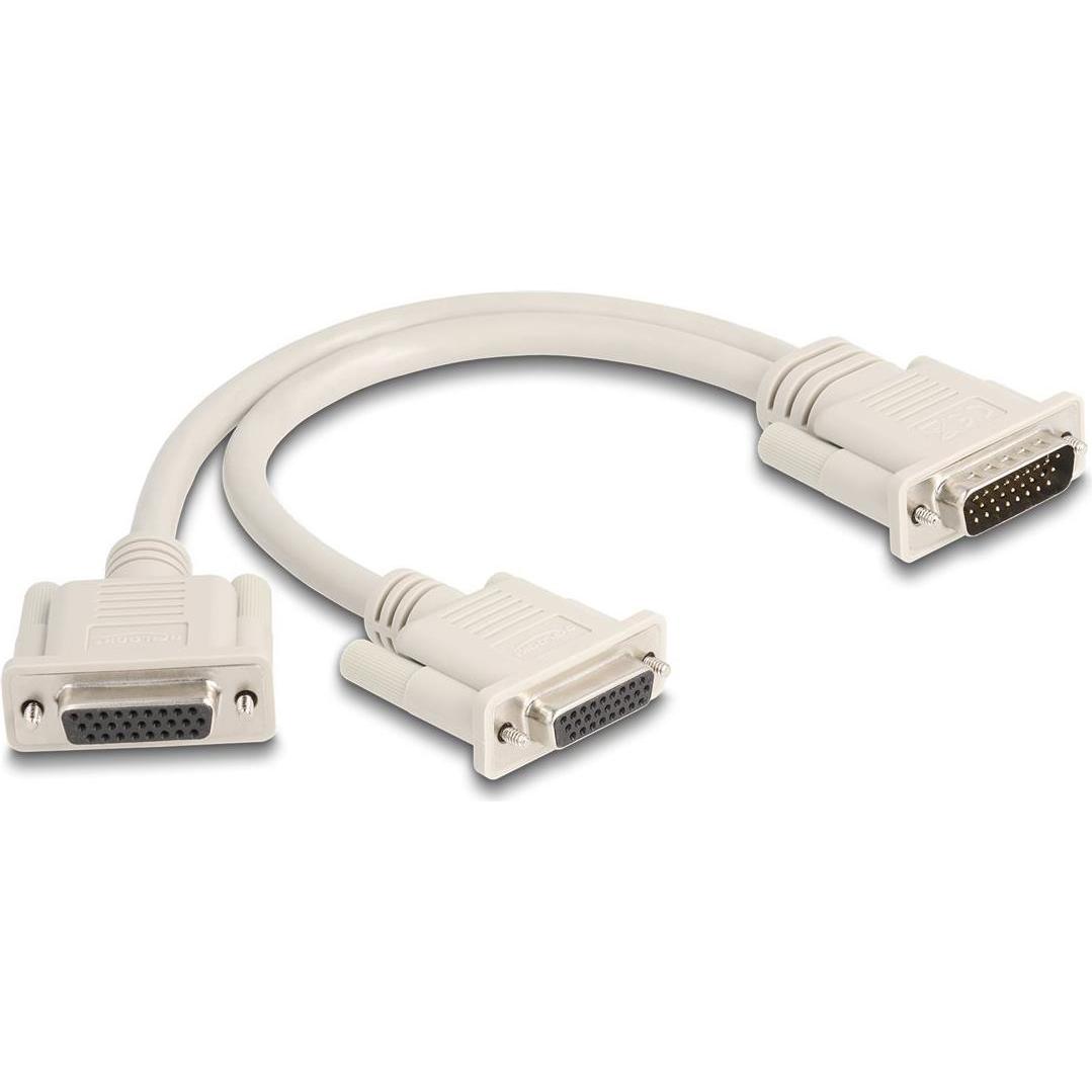 Delock Adapter Y-Kabel Splitter D-Sub HD 26 Pin Stecker zu 2 (Antennenkabel), Antennenkabel