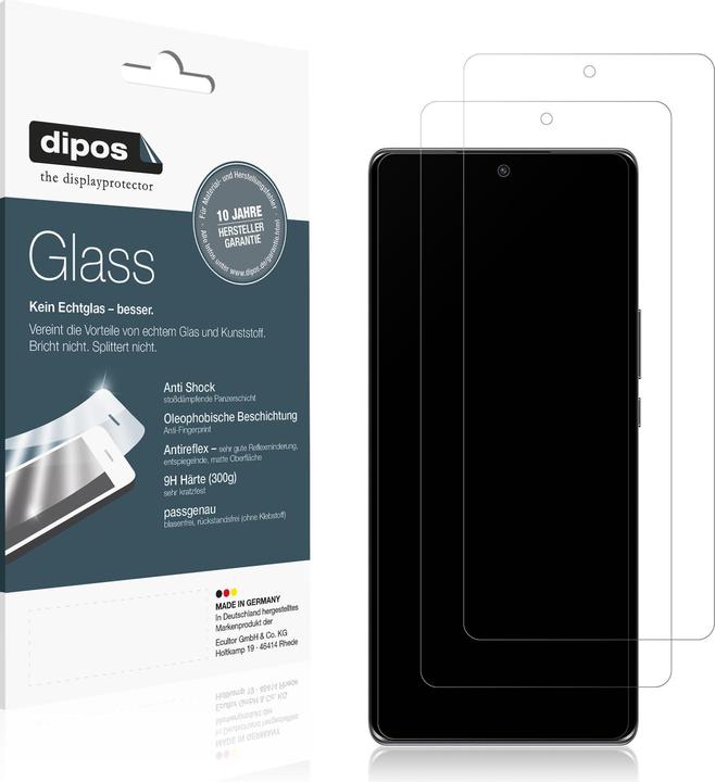 Made In Germany Dipos I 2X Pellicola Protettiva Compatibile Con IVooMi I2 Protezione Schermo Honor 8X Adesiva