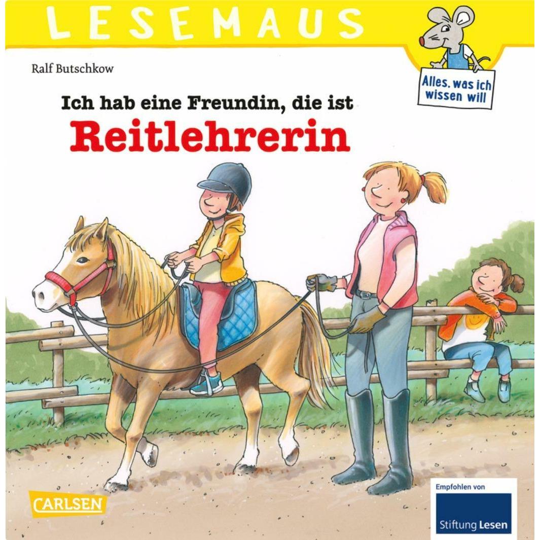 Thumbnail - LESEMAUS 162: Ich hab eine Freundin, die ist Reitlehrerin, Hörbücher von Ralf Butschkow