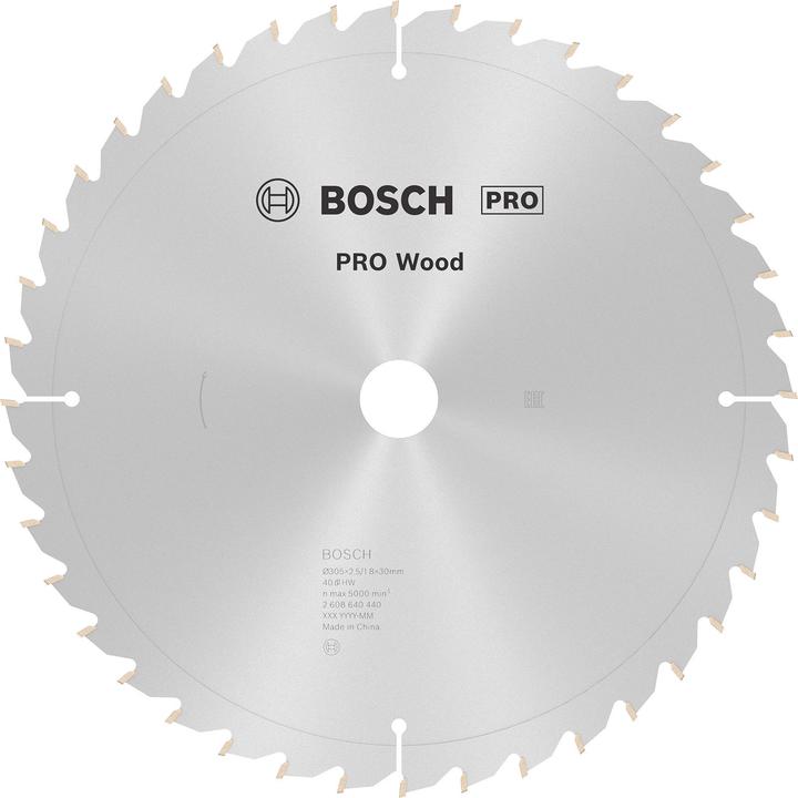 Immagine prodotto Bosch Professional Zubehör Lama per sega circolare PRO Wood, 305 x 2,5 x 30 mm