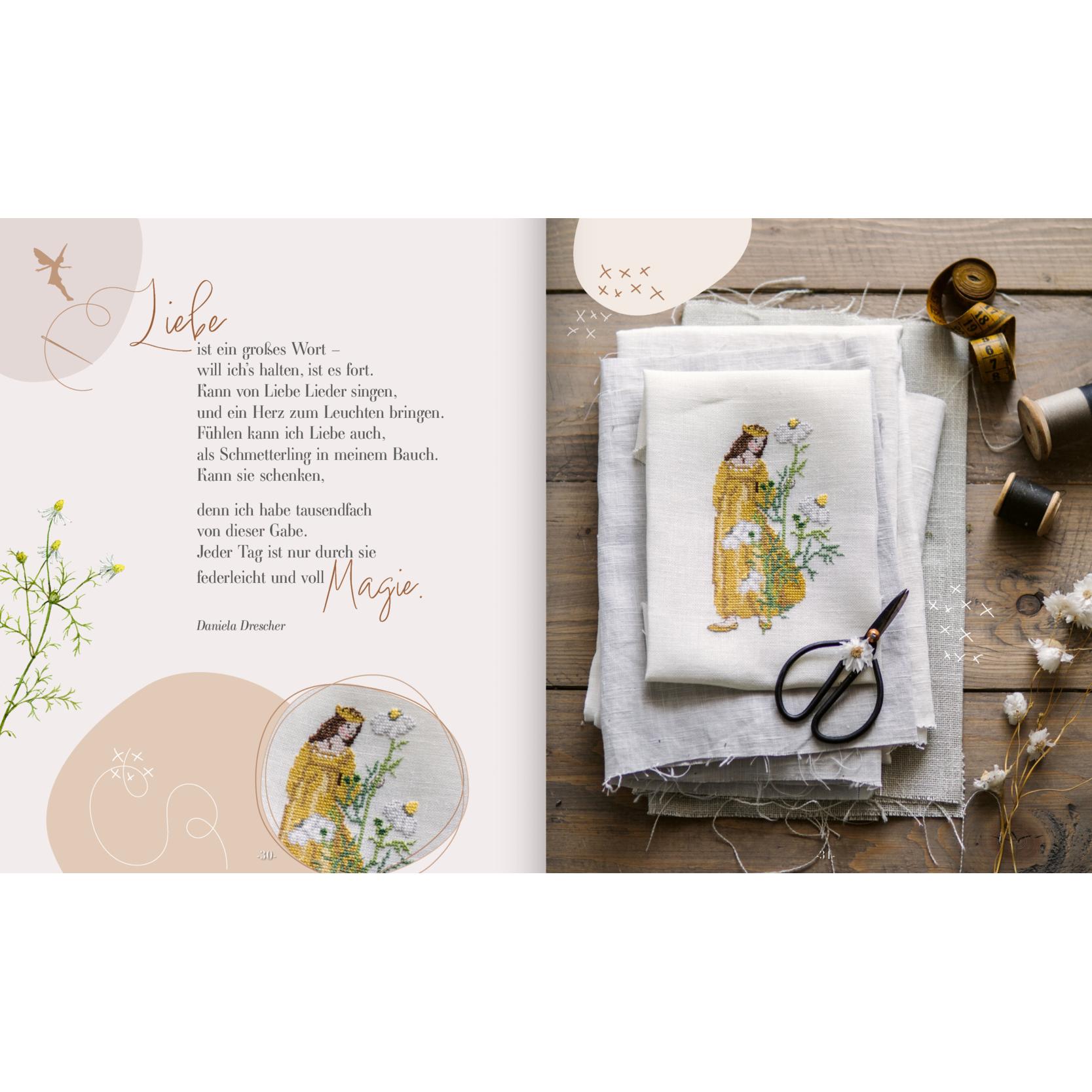 Thumbnail - Liebevolle Stickereien, Ratgeber von Daniela Drescher