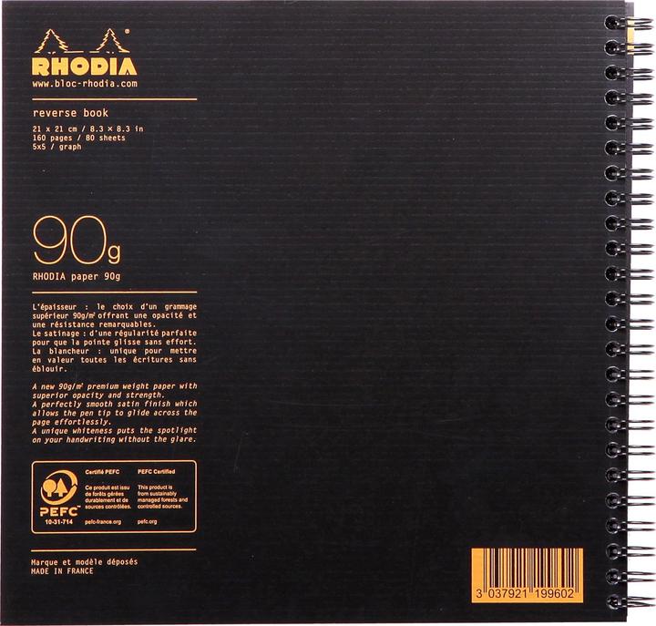 Produktbild Rhodia Notizbuch-/heft Rhodiactive (210 x 210 mm, Kariert, Harter Einband)