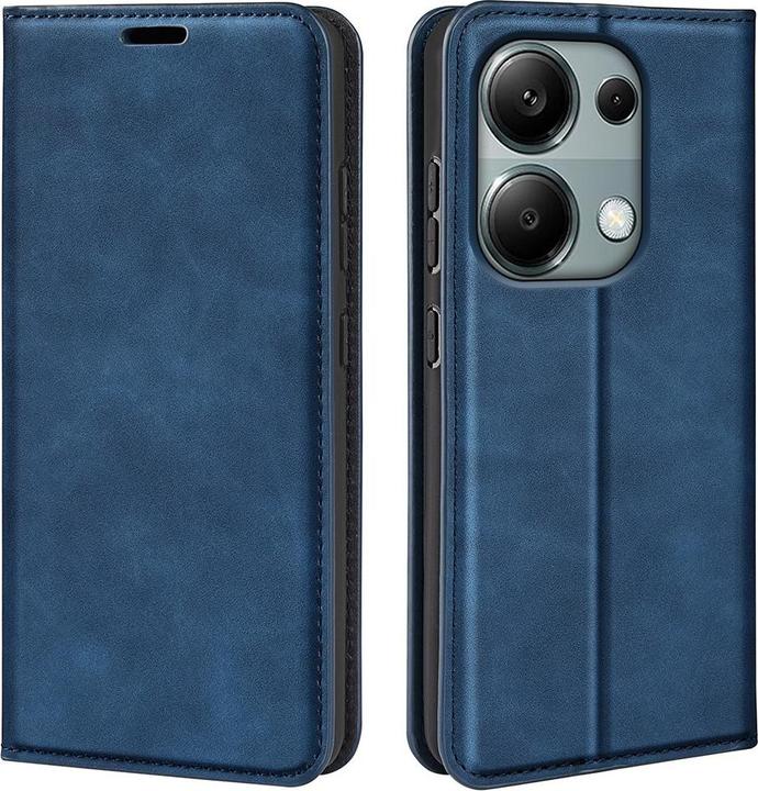 Actual product image Cover-Discount Poco M6 Pro / Redmi Note 13 Pro 4G - Stand Case blue (Xiaomi Redmi Note 13 Pro 4G, Xiaomi Poco M6 Pro)