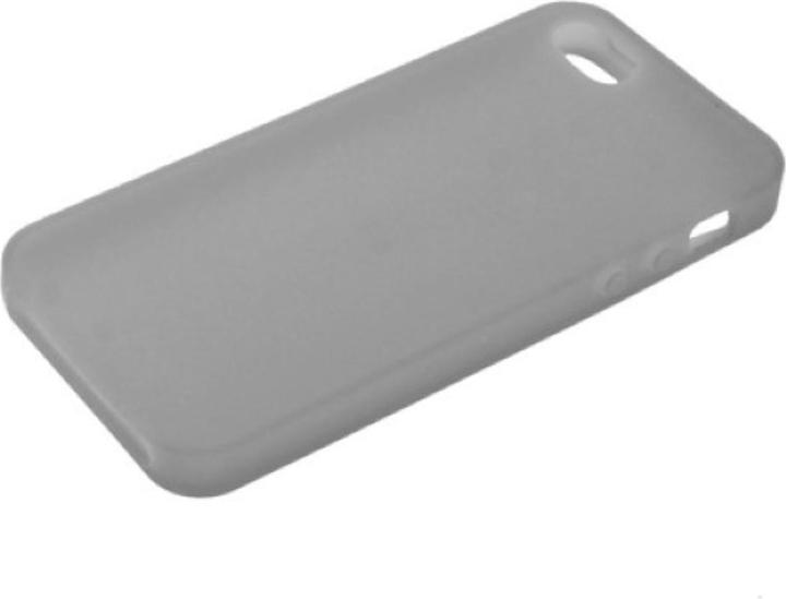 Produktbild König Design Schutzhülle Silikon Hülle für Handy iPhone 5 & 5s Grau (Apple iPhone 5, Apple iPhone 5s)