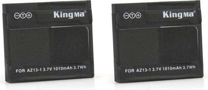Actual product image Hermex Xiaomi Yicam Action Camera KingMa replacement battery 2 battery charger