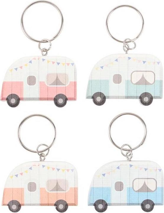 Actual product image Something Different Home from Home Caravan Keyring Set (Pack of 32)