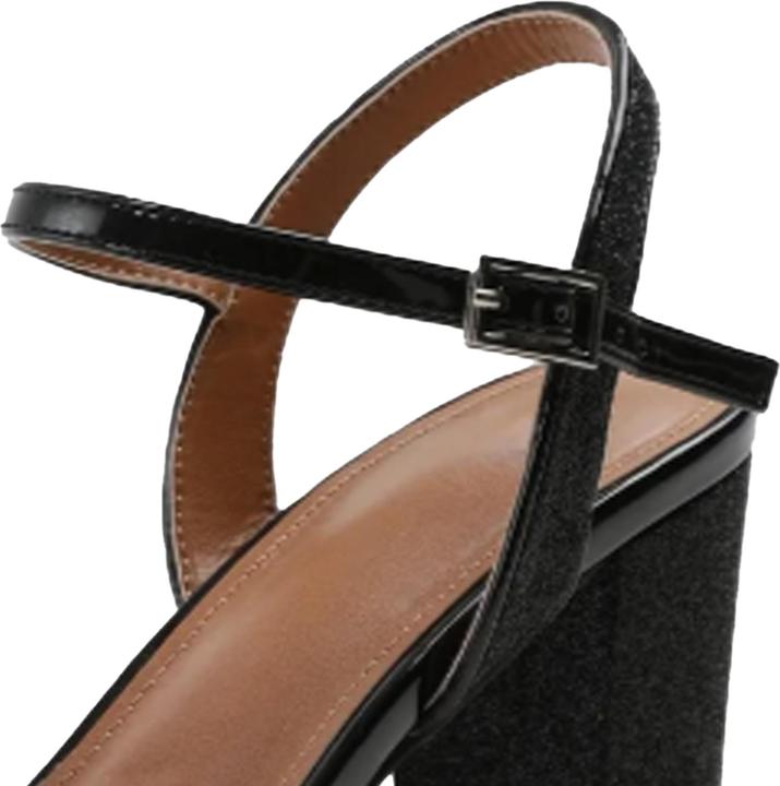 Actual product image Where's That From Womens/Ladies Florence Ankle Strap Medium Block Heel High Heels (37)