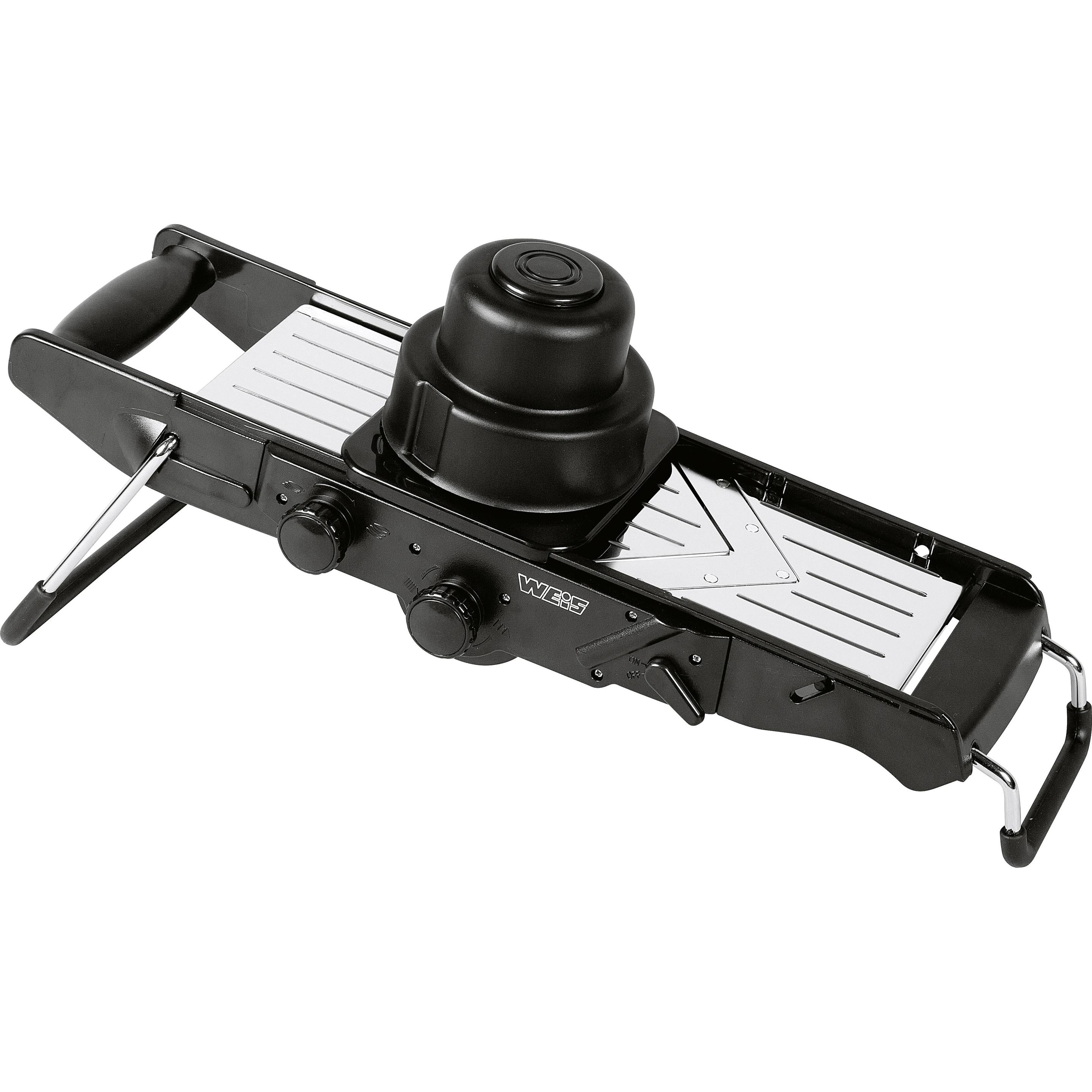Weis Mandoline all in one schwarz Edelstahl, Küchenreibe, Schwarz