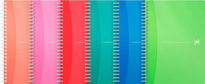 Produktbild Oxford Spiralbuch MyColours (A5, Kariert, Weicher Einband)