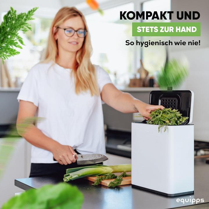Immagine prodotto equipps Komposteimer mit Geruchsfilter (6 l)