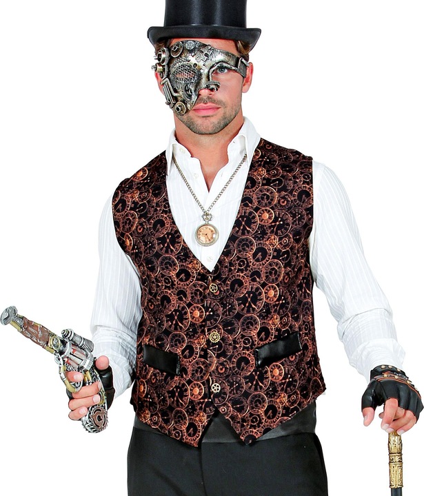 Produktbild Widmann Steampunk Weste (L)