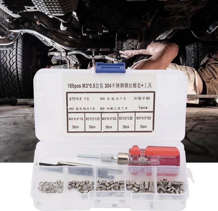 Actual product image ‎Hililand Gewindeeinsatz Reparatursatz M3