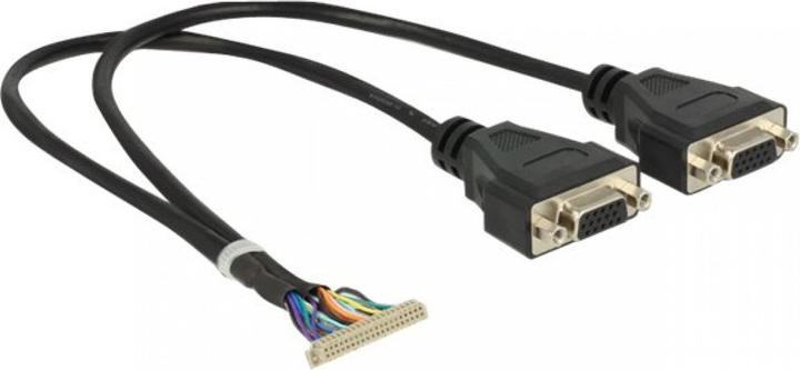 Image du produit Delock Câble vidéo IDC 40 broches à HD-15 (W) (0.34 m, VGA)