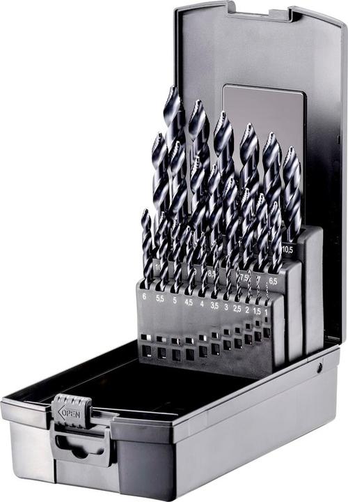 Actual product image Fortec Spiralbohrer-Set HSSE-CO5 Stufenspitze25 (2.5 millimetres)